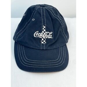 Coca Cola Kyle Petty 2001 Charity Ride NASCAR Hat Black Checkered Ball Cap